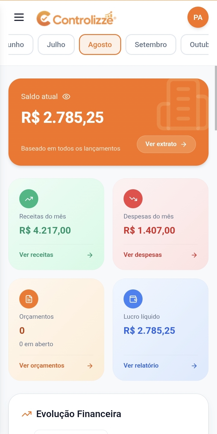 Saldo Atual