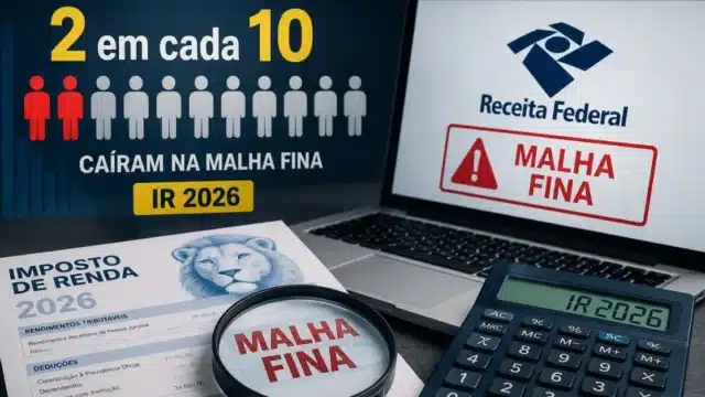 2 em Cada 10 Declarantes Caíram na Malha Fina no IR 2026. E a Sua Declaração?