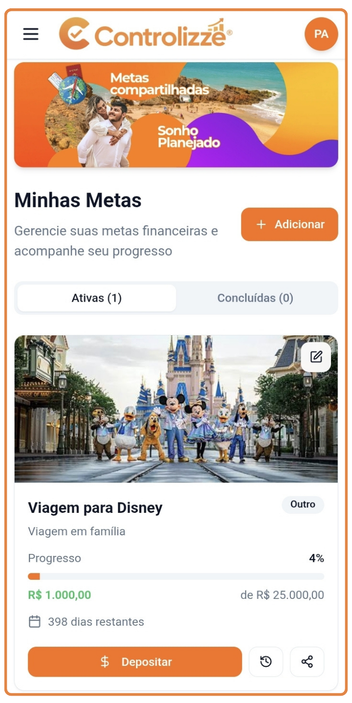 Metas financeiras