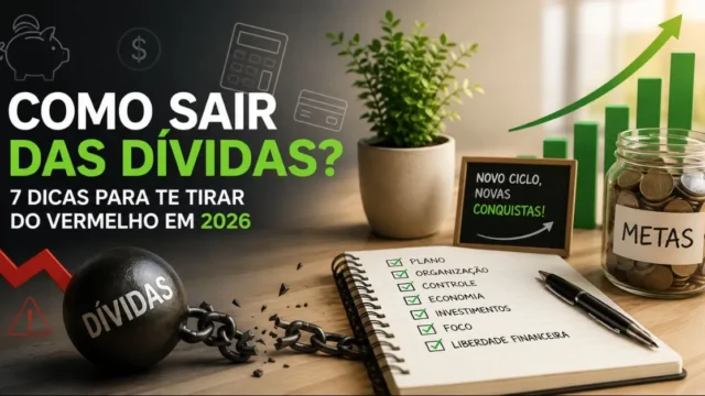 Como Sair das Dívidas? 7 Dicas para te tirar do vermelho em 2026
