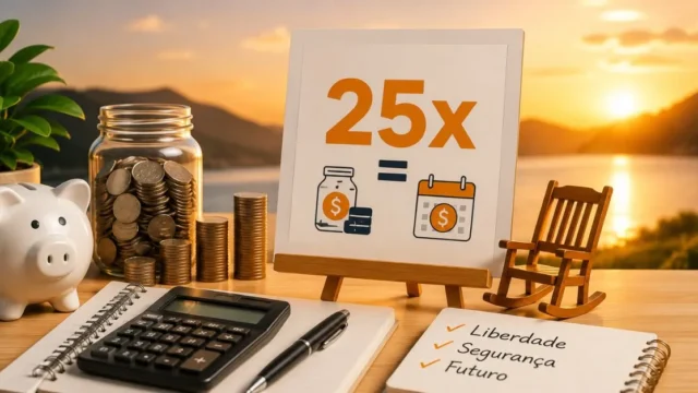 Quanto Preciso Ter Investido para Me Aposentar? Cálculo pela Regra dos 25x