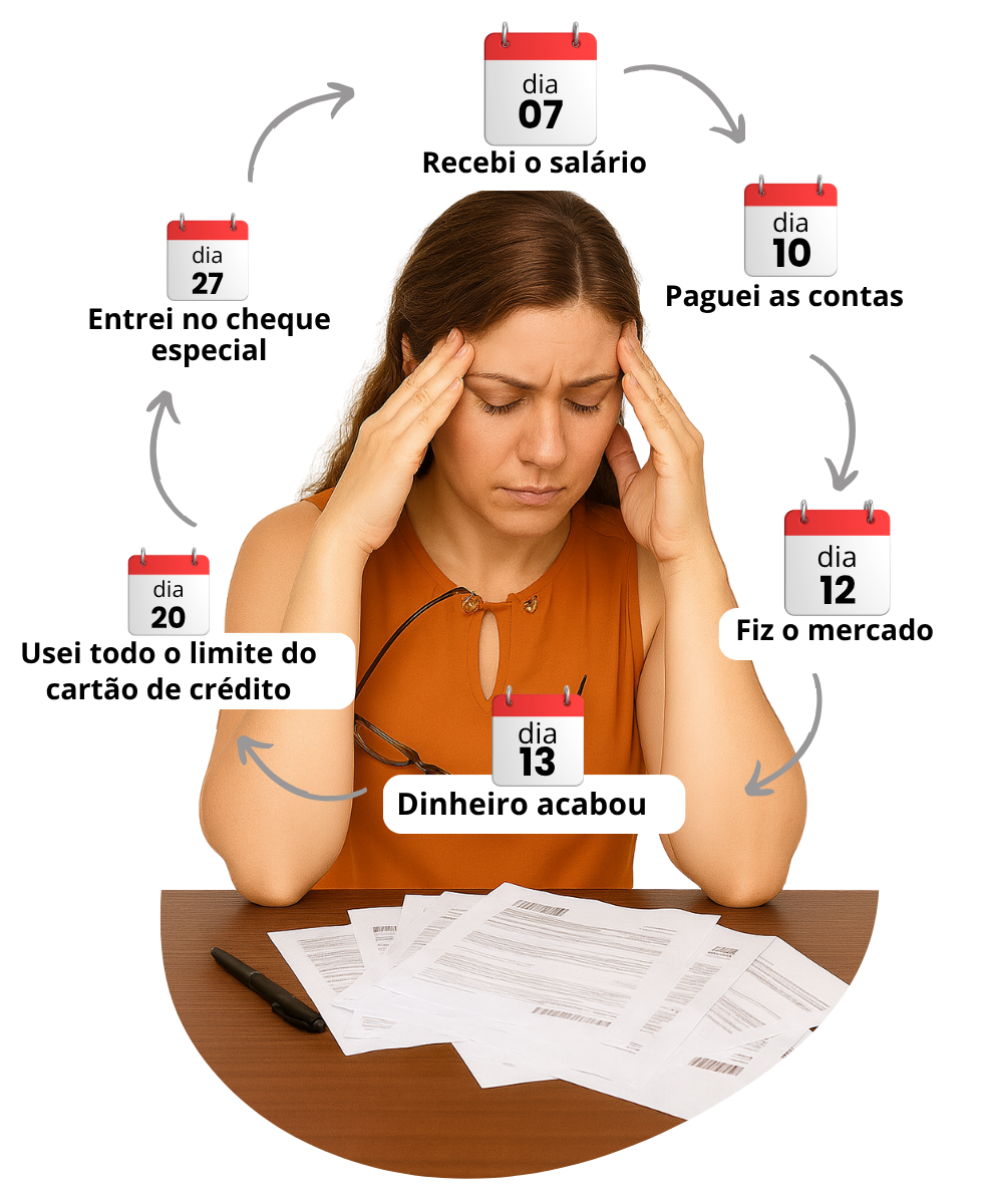 Ciclo financeiro descontrolado